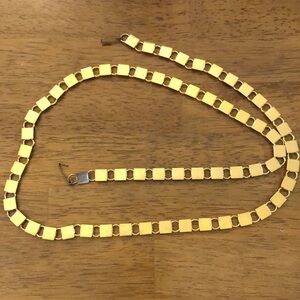 Gold Tone Reversible Belt